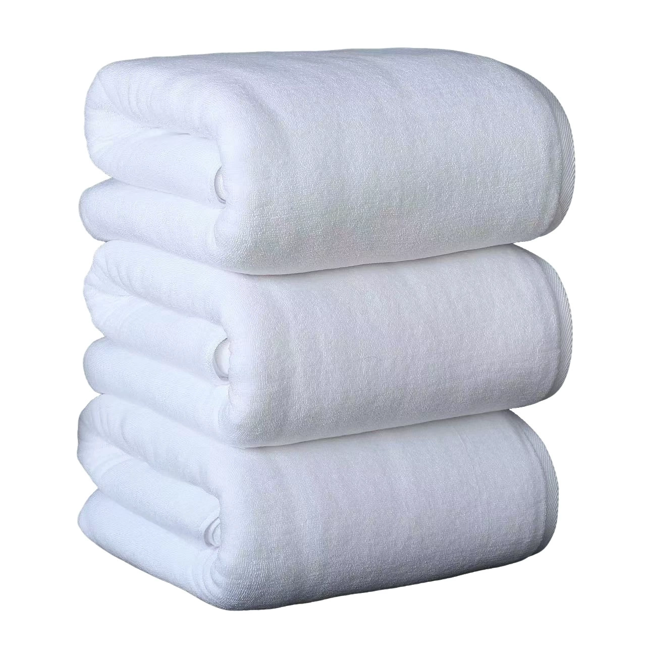 wholesale 32s/2 Plain towels set for hotels bulk buy