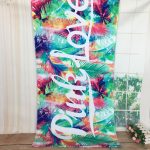 printed beach towels