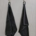 100% cotton terry velour golf towels