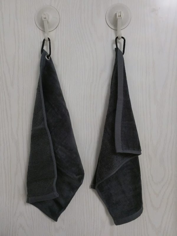 100% cotton terry velour golf towels