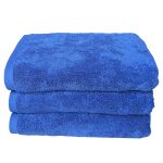 Reactive dyed luxury bath towels