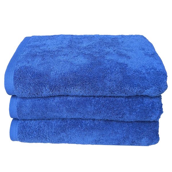 Reactive dyed luxury bath towels