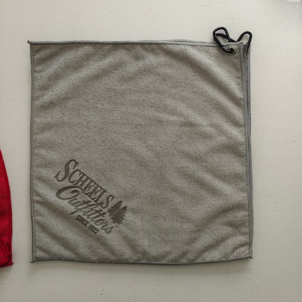 microfiber towel with laser etching logo