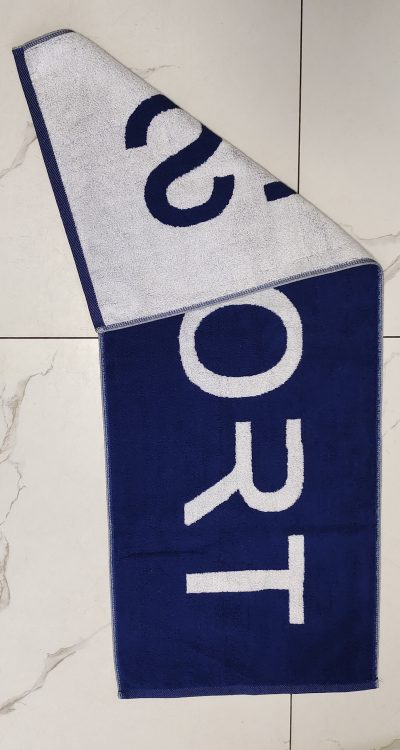 yarn-dyed jacquard sports towels