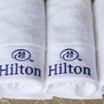 100% cotton commercial hand towels with embroidery