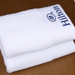 100% cotton commercial hand towels with embroidery