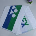 Yarn-dyed jacquard sports towels