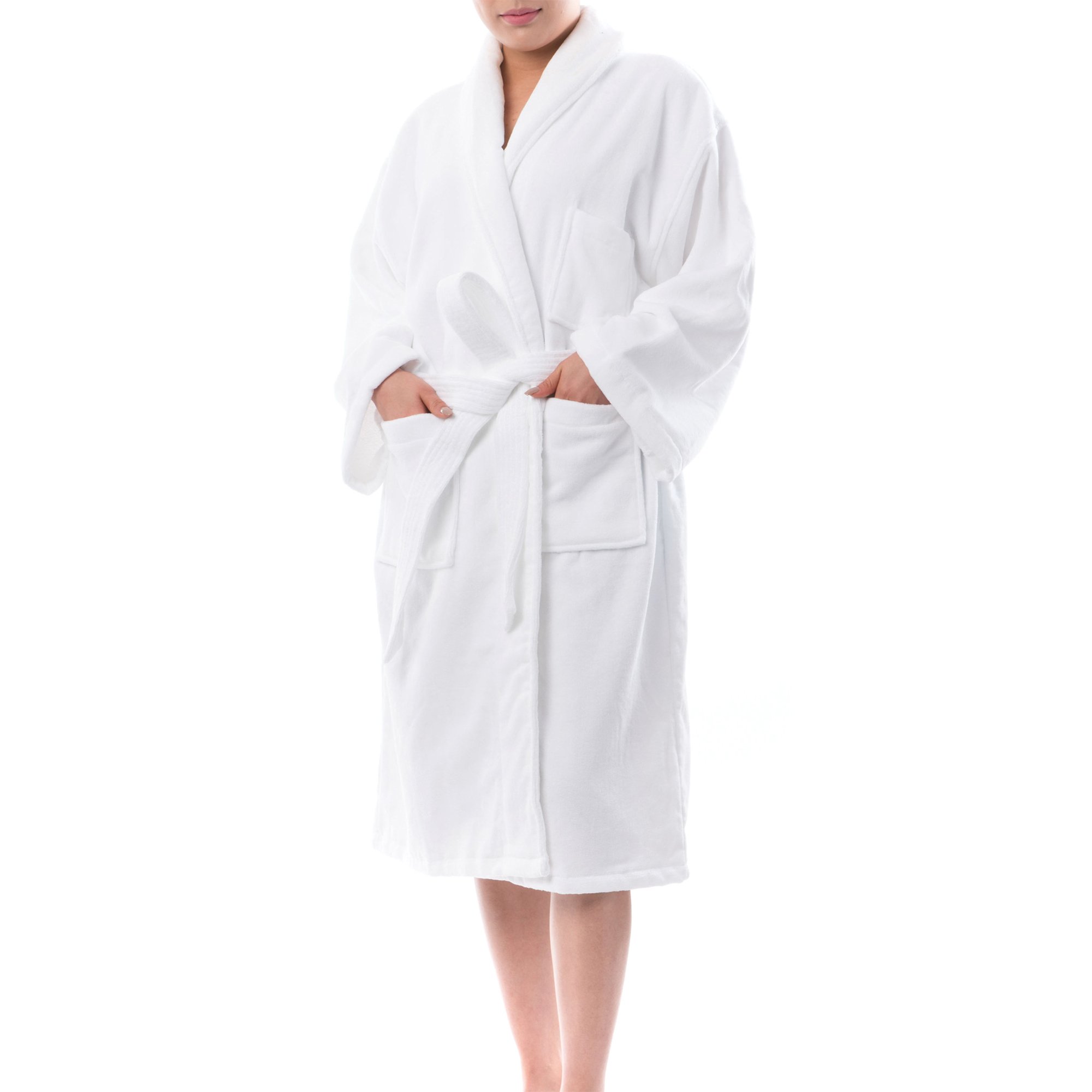 Premium 5-Star Hotel Terry Velour Bathrobe – 100% Cotton