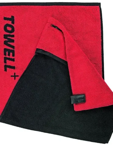 Custom gym towels with zippered pocket