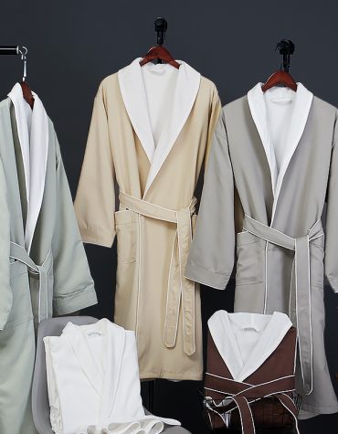 Luxury double layer bathrobe australia