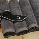 grey hand towels
